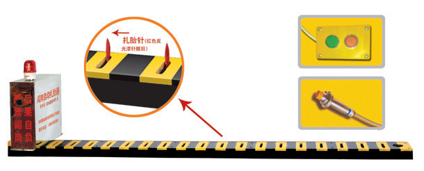遵义湄潭县V3嵌入式闯岗自动扎胎器/阻车器